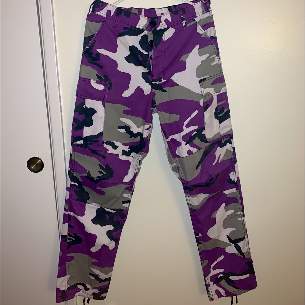 Purple Camo Rothco cargo pants
